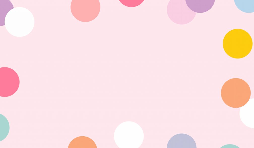 pastel polka dots